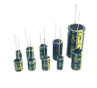 High Frequency Aluminum Capacitor 63V2200UF 2PCS 18X35 MQXFCZUX