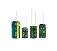 High Frequency Capacitor 6.3V 10V 16V 25V 35V 50V 400V 450V 22UF 47UF 100UF 220UF 330UF 470UF 680UF 1000UF 1500UF 2200UF 3300UF MQXFCZUX(35V100UF 200PCS)