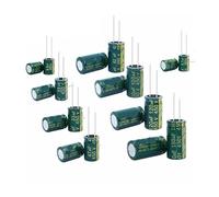 High Frequency Electrolytic Capacitor 6.3V 10V 16V 25V 35V 50V 400V 450V 22UF 100UF 220UF 330UF 470UF 680UF 1000UF 1500UF 2200UF NWPNLXEA(400V4.7UF 20PCS)