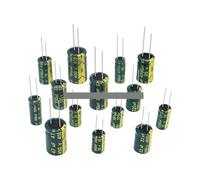 High Frequency Low Electrolytic Capacitor 10V 16V 25V 35V 50V 400V 450V 100UF 220UF 330UF 470UF 680UF 1000UF 1500UF 2200UF EKFBQBGW(25V470UF 20PCS)