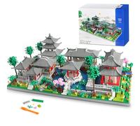 HIGH GODO Cinese Architecture - Set di micromattoncini da costruzione, 3930 pezzi, modello classico Suzhou Garden decorazione per la casa, per adulti o ragazzi