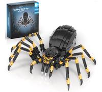 High Godo Wild Animals Spider Building Set Magic Animal Black Spider Model Kit horror Halloween Spiders Toy per bambini adulti 8+ (445pcs)