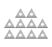 High Grip TCGT16T304AK inserti di tornitura 10 pezzi lame in carburo per alluminio, prestazioni di taglio veloci