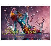 High Heels in Szene gesetzt (Wandkalender 2026 DIN A2 quer), CALVENDO Monatskalender: Eleganz, Glamour und außergewöhnliche Szenen - Monat für Monat