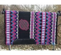 High Horse Western Show Saddle Pad Top Wool Pad Sensor Flex Taglia 34" L x 36" W