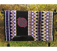 High Horse Western Show Saddle Pad Top Wool Pad Sensor Flex Taglia 34" L x 36" W