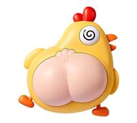 High Jump Counter, Voice Chicken Shape Height Measuring Bouncer, Vertical Jump Trainer with Touch Measurement, Skill Development, Practice Tool, Fun Fitness Game for Ages 3 and Up