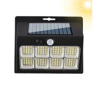 High Lumen Adjustable LED Security Lamp - Solar Powered Motion Sensor Light | Durable Weather Resistant Outdoor Floodlight with Energy Efficient Design, Wall Mounted Yard Pathway Walkway Illumination