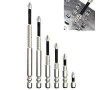 High Magnetic Screwdriver Drill Bit Set, Anti-Slip Strong Magnetic, Universal 25/50/65/70/90/150mm Durability Screwdriver Drill Bit Set (6pcs)
