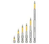 High Magnetic Screwdriver Drill Bit Set, Strong Durability Anti-Slip Kit, High-Strength Screw Driver Sets, S2 Steel, 25 50 65 70 90 150mm, Shock-Proof Electrician Tool For Home Repair Automotive