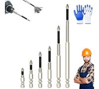 High Magnetic Screwdriver Drill Bit Set, Strong Magnetic Durability Screwdriver Drill Bit Set, High-Performance Strong Magnetic Screwdriver Drill Bit Set (B: 50+65+75+100+120+150mm)
