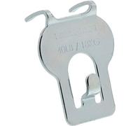 HIGH & MIGHTY 515302 Picture Hanger Set, Easy Tool-Free Dry Wall Art Hangers for Artwork, Photos, and Mirrors, Holds up to 40lbs, 2 pack, Steel , Silver