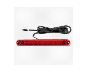High Mount Third Brake Light with 24 Red LED for 12V Vehicles - Additional Brake Stop Tail Light Lamp