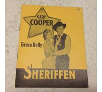 High Noon Gary Cooper Grace Kelly Thomas Mitchell Vintage 1952 Danish Movie P...