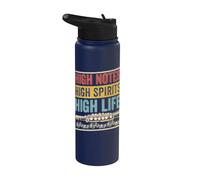 High Notes High Spirits High Life Piccolo Stainless Steel Insulated Water Bottle