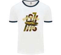 High Octane Ride 1971 Muscle Car Uomo Ringer T-Shirt