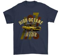 High Octane Ride 1971 Muscle Car Uomo T-Shirt 100% Cotone