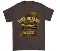 High Octane Ride 1971 Muscle Car Uomo T-Shirt 100% Cotone