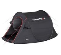 High Peak 10280, Tenda Pop up Vision 2, Colore Nero Unisex Adulto, Taglia Unica