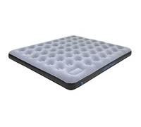 High Peak King Comfort Plus Materasso Gonfiabile, Unisex - Adulto, Grigio/Blu/Nero, 200 x 185 x 20 cm