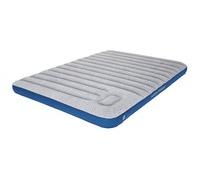 High Peak Air bed Cross Beam Double 40045 hellgrau/blau 250 kg max load Viscose