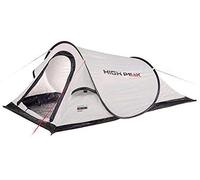 High Peak Campo 2 Pop Up - Tenda da campeggio per 2 persone, con fondo per vasca, super leggera, 1500 mm, impermeabile, protezione solare UV 60, sistema di ventilazione, zanzariera