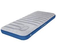High Peak Letto Gonfiabile Unisex Cross Beam Singolo, Extra Lungo, con Pompa a Pedale Integrata e Funzione Antiscivolo, Traspirante, Robusto, Parte Superiore Morbida, per Interni ed Esterni
