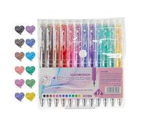 High Pigment School Office Stationary For Note Taking Writing Journaling Planner Coloring Home | Erasable Gel Pens,12 Pieces Erasable Colored Pens Retractable |