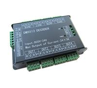 High Power 24 Channel 3A/CH DMX512 Controller Led Decoder Dimmer For Project