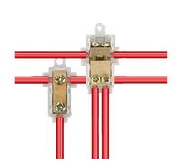 High Power Branch Terminal Quick Wire Connector Terminal Block 400V Electrical Cable Junction Box ZK-306 T-Type Wiring Terminal(ZK-506,5PCS)