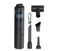 High Power Car Vacuum, Handheld Vacuum Cleaner, Cordless Rechargeable with Attachments, Portable Car Cleaner with Storage Bag and Charging Cable, Interior Cleaning Tool for Vehicles Home Office