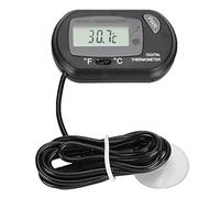 High Precision Fish Tank Digital Thermometer Water Temperature Gauge for Aquarium Pool Reptile Terrarium Aquarium Test Kit Practical Fish Tank Accessories (Nera)