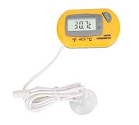 High Precision Fish Tank Digital Thermometer Water Temperature Gauge for Aquarium Pool Reptile Terrarium Aquarium Test Kit Practical Fish Tank Accessories (Gialla)