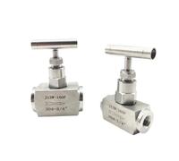 High Pressure 1/4" 3/8" 1/2" 3/4" 1" BSP NPT Female 304 Stainless Steel Shut Off Needle Valve Crane Flow Control(3/8",SS304_NPT)