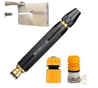 High Pressure Car Wash Nozzle - Ergonomico Handheld Water Sprayer with 3 Spray Mode | Adjustable Garden Hose Cleaning Tool | Durable Pressure Washer Attachment for Car Washing Watering Cleaning Yard