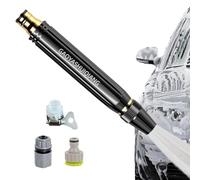 High-Pressure Car Wash Water Hose With Booster Nozzle, Heavy Duty Handheld Adjustable Spray Patterns Sprinkler, Home Use 10x Powerful Water Sprinkler For Car Cleaning, Adjustable Mist Shower Spray