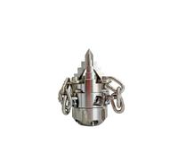 High Pressure Cleaning Suction Dredging Truck Nozzle Side 3 Back 6 Hole Ceramic Nozzles Heavy-Duty Drain Unclogging Tool(Chain 1I2 110L)