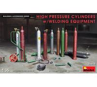 Miniart 35618 - 1:3 5 High Pressure Cilindri W/Welding Equipment - Nuovo