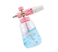 High Pressure Foam Sprayer, 1l Handheld Pump Bottle, Powerful Spray for Car Cleaning, Garden Use, Pet Bathing, Easy Grip Nozzle, Adjustable Foam, Pink, Yellow, Green, Blue, 1 Piece