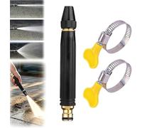 High Pressure Garden Hose Nozzle,Heavy Duty Adjustable Twist Hose Nozzle Jet Sweeper Nozzle - Home High-Pressure Car Wash Water Gun,Garden Hose Sprayer,for Watering Plants and Car Washing