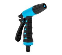 High Pressure Hose Nozzle - Adjustable Water Spray Hand Sprayer for Outdoor Use | Metal Heavy Flow with Control Grip Head, Garden Lawn Pet Washing Car for Cleaning Backyard Tool