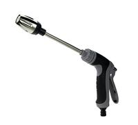 High Pressure Hose Nozzle - Garden Water Sprayer, Heavy Duty Metal 360 Degree Rotating Adjustable Spray for Car Washing, Outdoor Gardening, Pet Bathing, Lawn Care Accessory, Home Yard Cleaning Tool