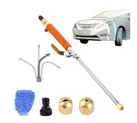 High Pressure Hydro Washer Sprayer - Spray Wand, with Nozzles & Extension Pipe, Leak-Proof For Gutter Patio Cleaning, Garden Watering
