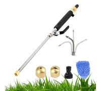 High Pressure Hydro Washer Sprayer - Spraying Wand, With Nozzles & Extension Pipe, Leak-Proof For Gutter Patio Cleaning, Garden Watering