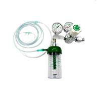 High Pressure Medical Oxygen Regulator CGA540 With Double Gauge Flow Meter Regulator For for Oxygen Cylinder 4000psi(CGA540 Inlet)