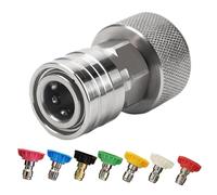 High Pressure Nozzle, Adjustable Sprayer Tool, Cleaning Adapter with Heavy Duty Design, Handle Water Sprayer, Outdoor Accessory with Build, Cleaning Tool for Garden Lawn Yard