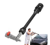 High Pressure Nozzle, Heavy Duty Washing Sprayer, Multifunctional Water Head, Adjustable Flow Control, Ideal for Car Cleaning, Decks, Outdoor Maintenance 26.08 Inches Black
