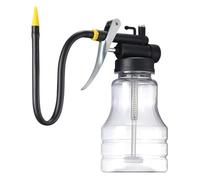 High Pressure Oiler, Transparent Lubrication Oil Can, 250ml Manual Oiling Bottle, Compact and Easy to Carry for Automotive, Machinery, and Maintenance Lubrication, 2.72x6.1 Inches