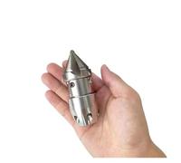High Pressure Rotary Small Nozzle Stainless Steel Dredging Sewer Pipe Water Mouse Pagoda Cleaning Nozzle Car Washing(1I2 female 40LPM)
