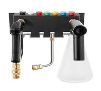 High Pressure Washer Holder - Heavy Duty Wall Mounted Nozzle Tips Organizer, Tool Cleaner Storage | Accessory Rack for Garage Shed Cart Outdoor Equipment Home Cleaning Tools